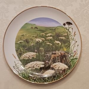 Wildflowers Of The South Collectible Plate.  Authentic. Windsor Design